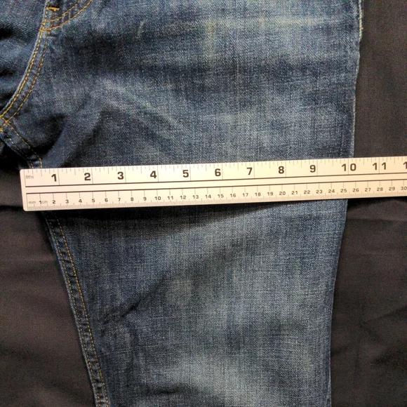 Levi's 569 Loose Straight Fit Men's Blue Jeans 30x32 - Picture 6 of 9